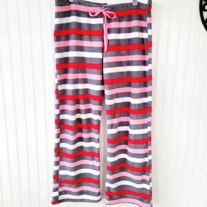BODY CANDY Thick Polar Multi-colour Pink Grey Pyjama Pants size Large